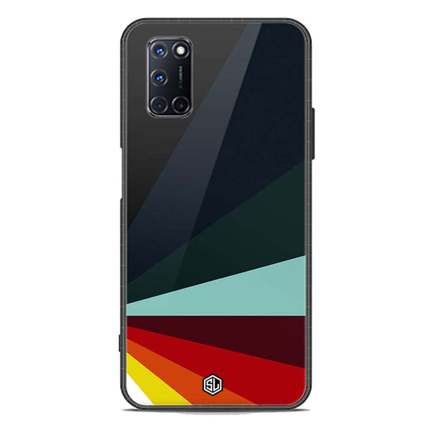 Retro Stripes Series Soft Phone Case - Premium Glass Case - Oppo A72