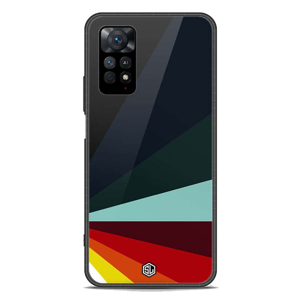 Retro Stripes Series Soft Phone Case - Premium Glass Case - Xiaomi Redmi Note 11 Pro