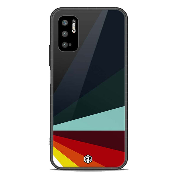 Retro Stripes Series Soft Phone Case - Premium Glass Case - Xiaomi Redmi Note 10 5G
