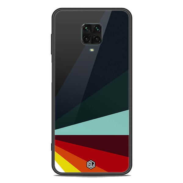 Retro Stripes Series Soft Phone Case - Premium Glass Case - Xiaomi Redmi Note 9 Pro