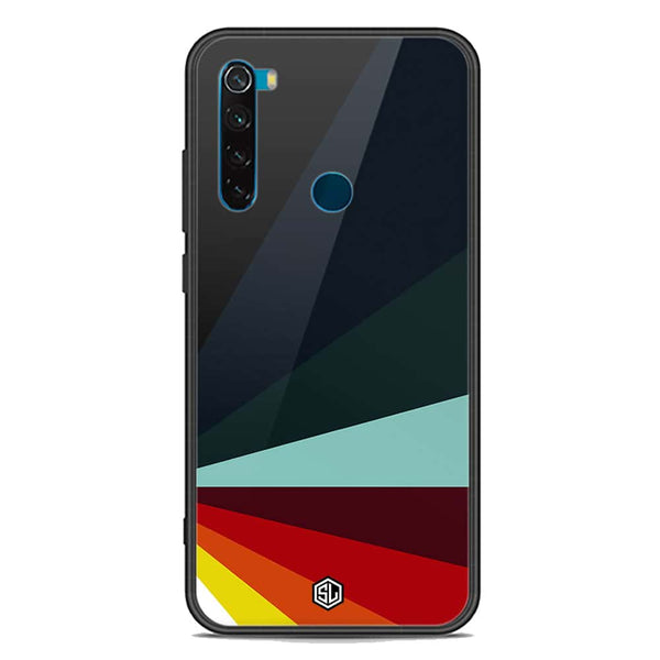 Retro Stripes Series Soft Phone Case - Premium Glass Case - Xiaomi Redmi Note 8 2021