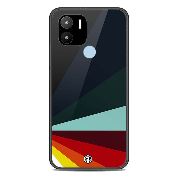 Retro Stripes Series Soft Phone Case - Premium Glass Case - Xiaomi Redmi A1 Plus