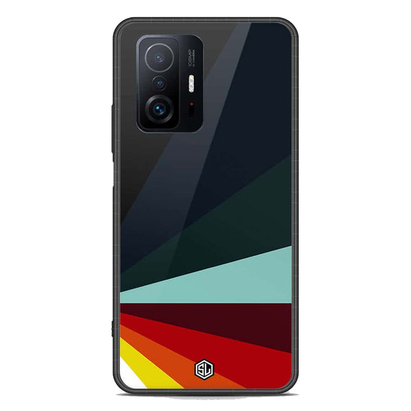 Retro Stripes Series Soft Phone Case - Premium Glass Case - Xiaomi 11T Pro