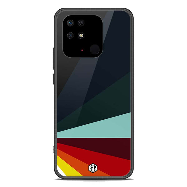 Retro Stripes Series Soft Phone Case - Premium Glass Case - Xiaomi Redmi 10C