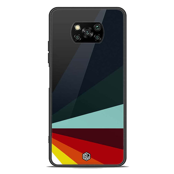 Retro Stripes Series Soft Phone Case - Premium Glass Case - Xiaomi Poco X3