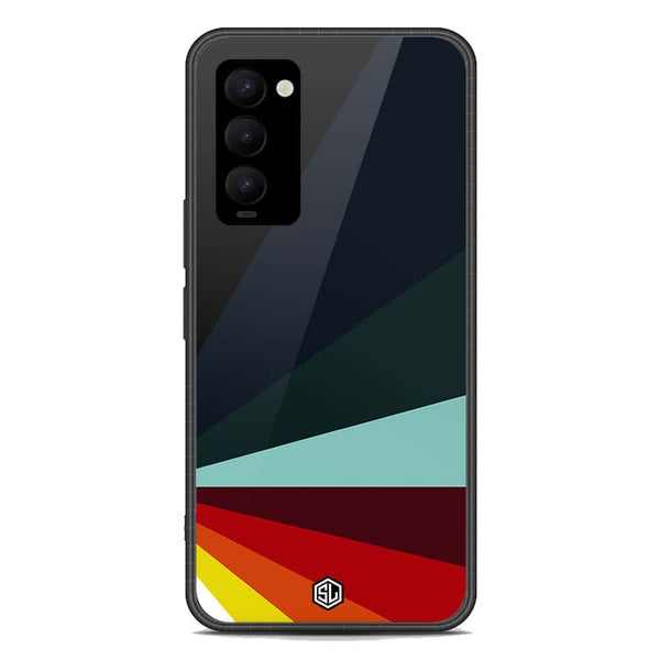 Retro Stripes Series Soft Phone Case - Premium Glass Case - Tecno Camon 18 Premier