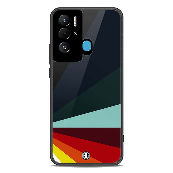 Retro Stripes Series Soft Phone Case - Premium Glass Case - Tecno Pova Neo