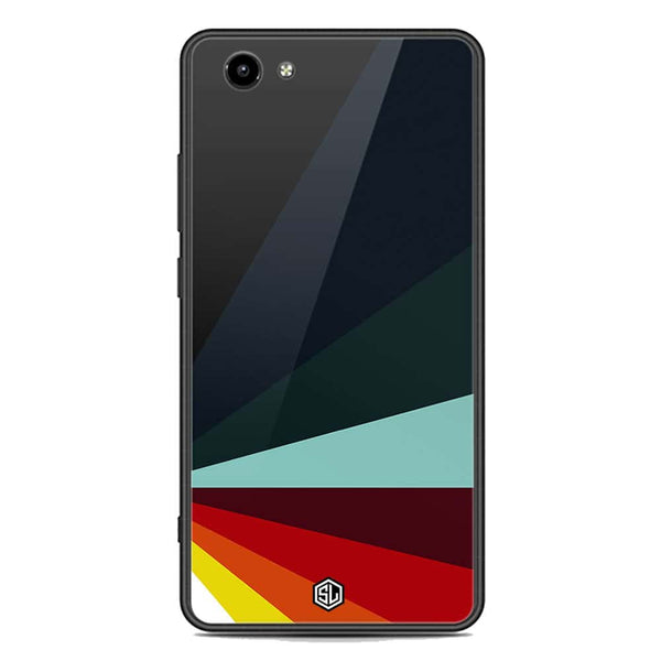 Retro Stripes Series Soft Phone Case - Premium Glass Case - Vivo Y71