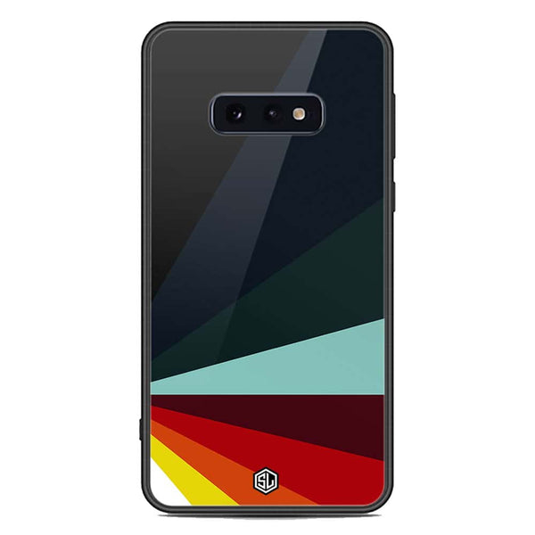 Retro Stripes Series Soft Phone Case - Premium Glass Case - Samsung Galaxy S10e