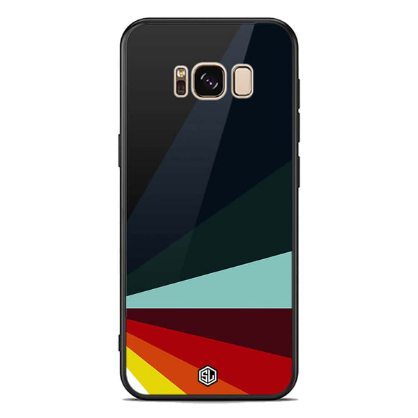 Retro Stripes Series Soft Phone Case - Premium Glass Case - Samsung Galaxy S8