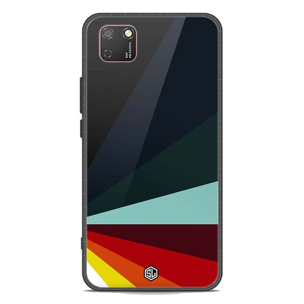 Retro Stripes Series Soft Phone Case - Premium Glass Case - Huawei Y5p