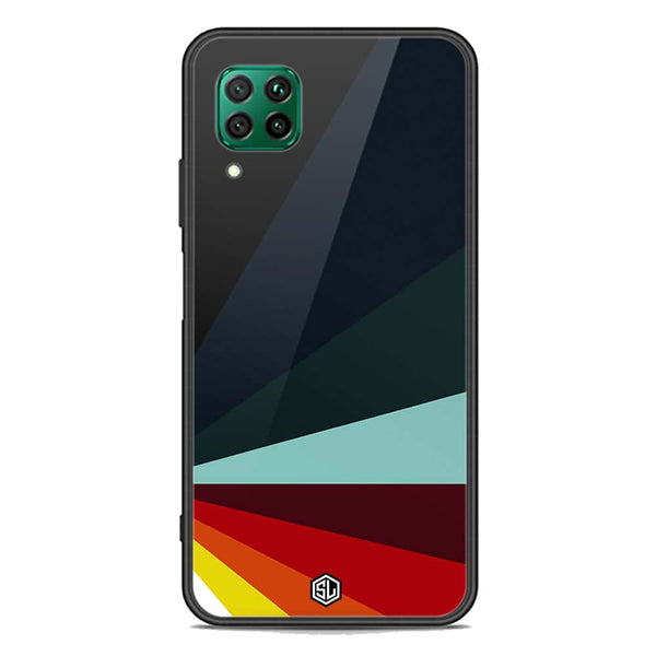 Retro Stripes Series Soft Phone Case - Premium Glass Case - Huawei P40 lite