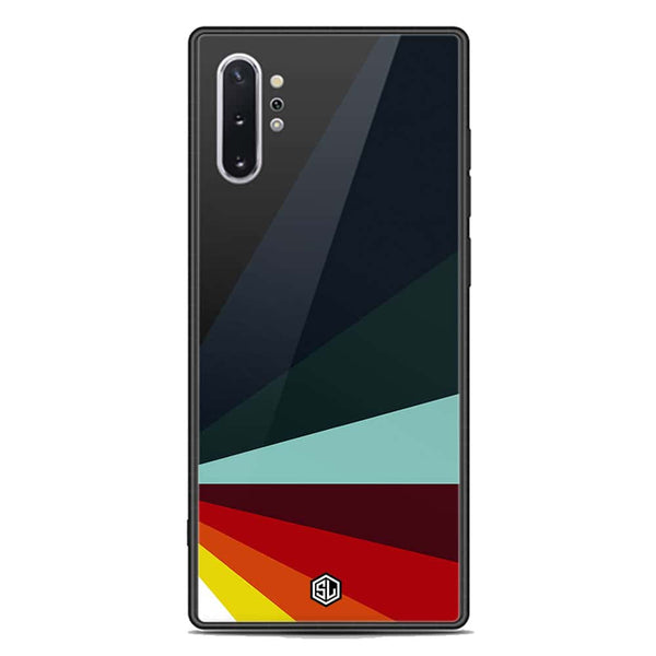 Retro Stripes Series Soft Phone Case - Premium Glass Case - Samsung Galaxy Note 10 Plus