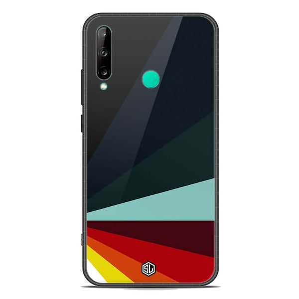 Retro Stripes Series Soft Phone Case - Premium Glass Case - Honor 9C