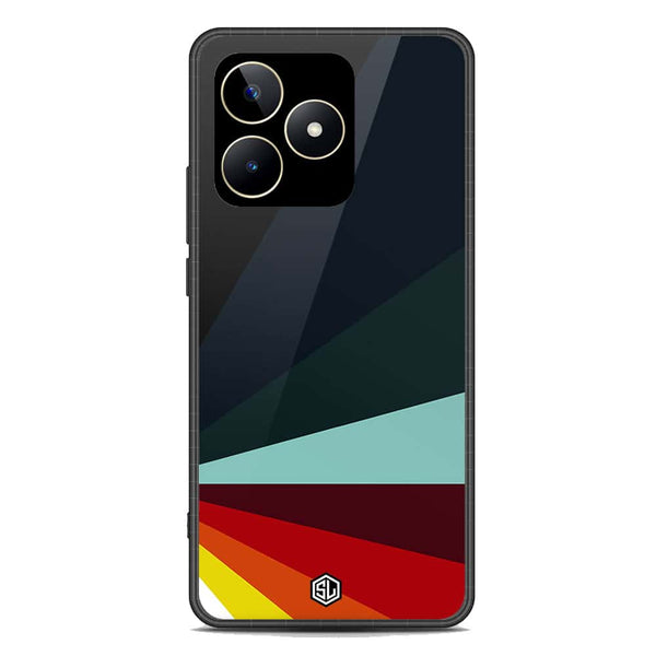 Retro Stripes Series Soft Phone Case - Premium Glass Case - Realme C53
