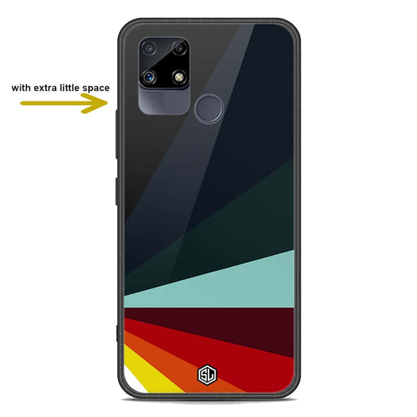 Retro Stripes Series Soft Phone Case - Premium Glass Case - Realme C25s
