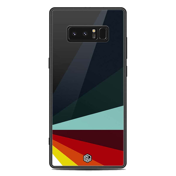 Retro Stripes Series Soft Phone Case - Premium Glass Case - Samsung Galaxy Note 8