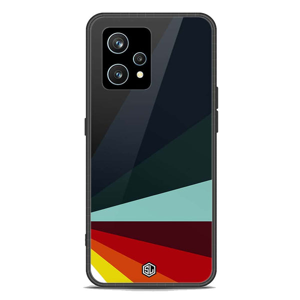 Retro Stripes Series Soft Phone Case - Premium Glass Case - Realme 9 Pro Plus
