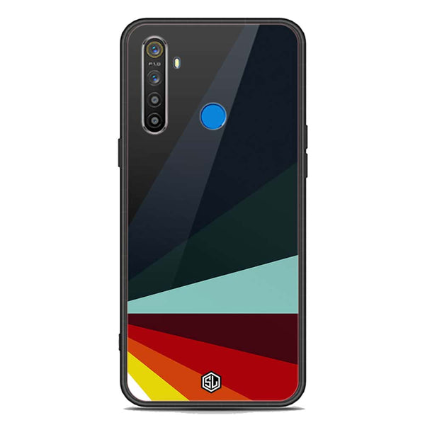 Retro Stripes Series Soft Phone Case - Premium Glass Case - Realme 5