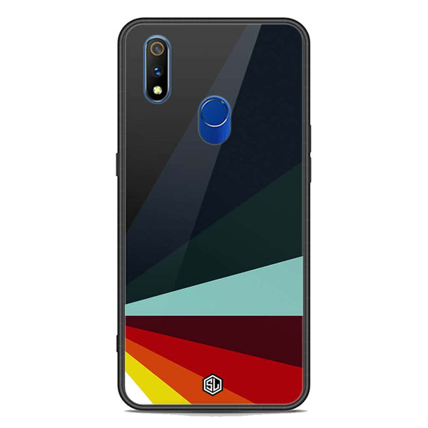 Retro Stripes Series Soft Phone Case - Premium Glass Case - Realme 3 Pro