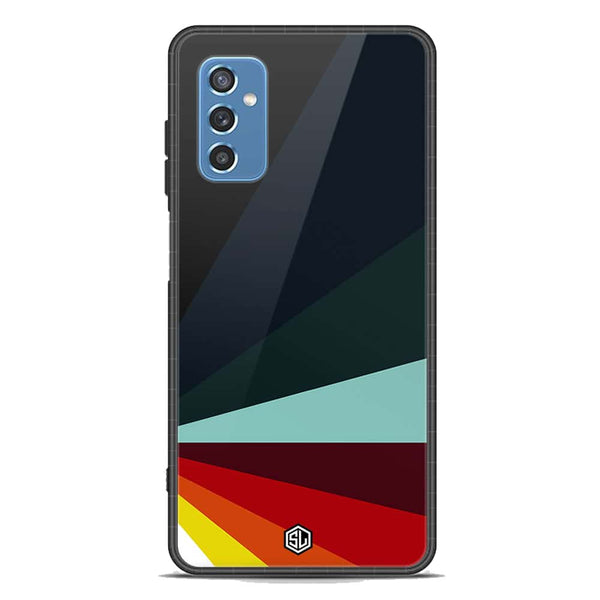 Retro Stripes Series Soft Phone Case - Premium Glass Case - Samsung Galaxy M52 5G