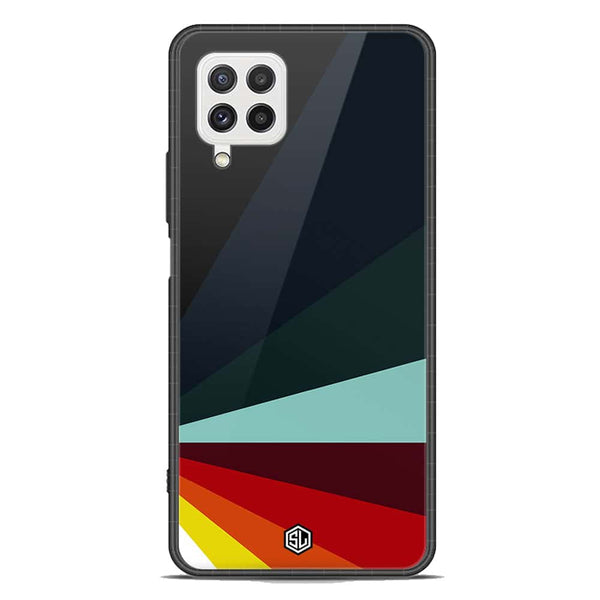 Retro Stripes Series Soft Phone Case - Premium Glass Case - Samsung Galaxy M32