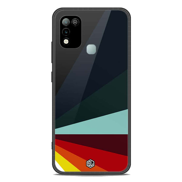 Retro Stripes Series Soft Phone Case - Premium Glass Case - Infinix Hot 10 Play