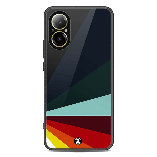 Retro Stripes Series Soft Phone Case - Premium Glass Case - Realme C67 4G