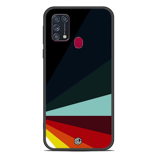 Retro Stripes Series Soft Phone Case - Premium Glass Case - Samsung Galaxy M31