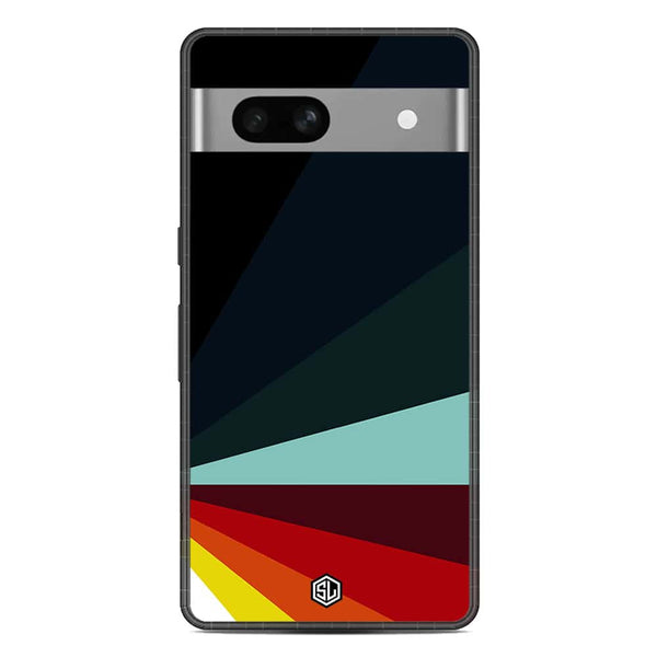Retro Stripes Series Soft Phone Case - Metal Case - Google Pixel 7a