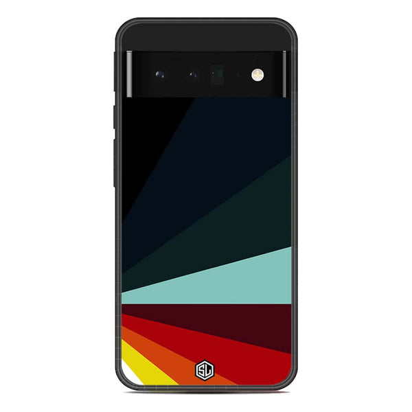 Retro Stripes Series Soft Phone Case - Metal Case - Google Pixel 6 Pro