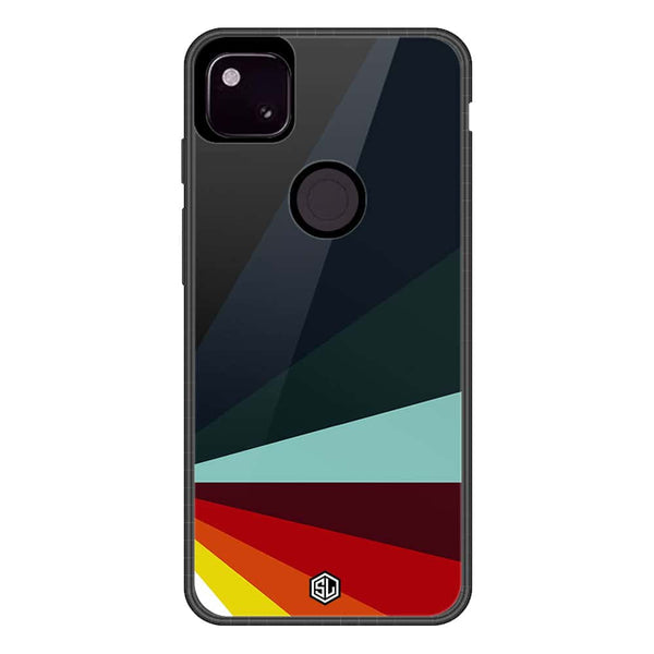 Retro Stripes Series Soft Phone Case - Metal Case - Google Pixel 4a