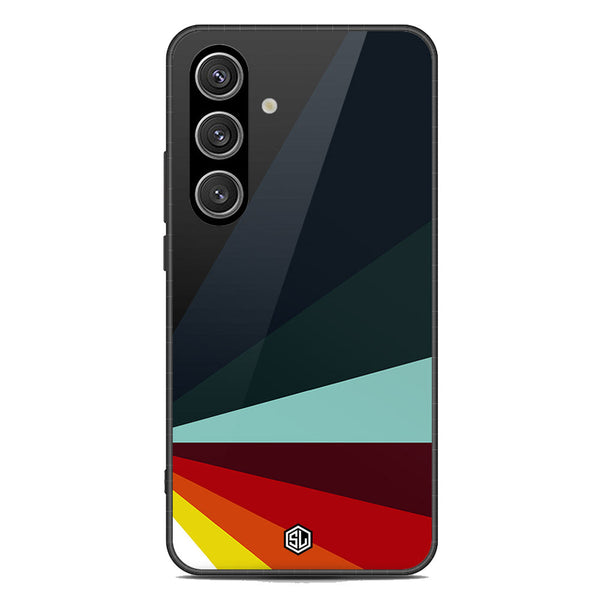 Retro Stripes Series Soft Phone Case - Premium Glass Case - Samsung Galaxy S24 Plus