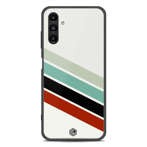 Retro Stripes Series Soft Phone Case - Premium Glass Case - Samsung Galaxy A13 5G