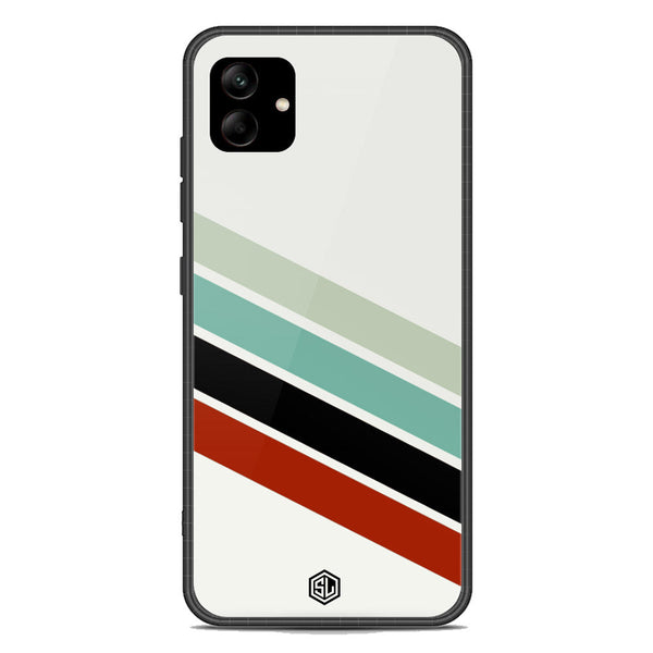 Retro Stripes Series Soft Phone Case - Premium Glass Case - Samsung Galaxy A04e