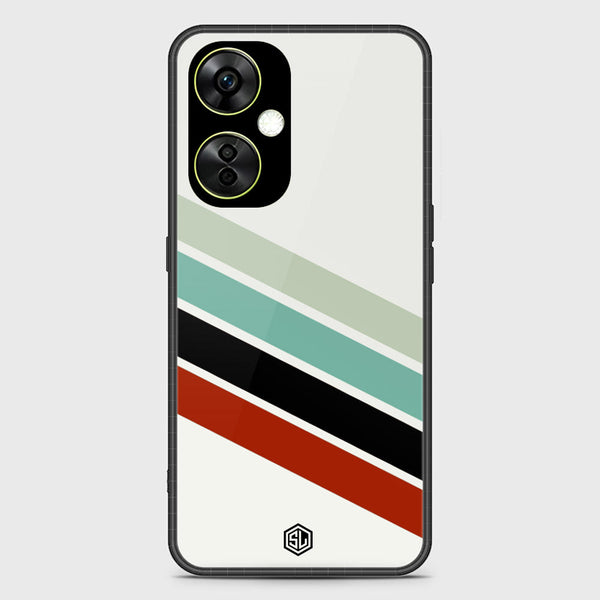 Retro Stripes Series Soft Phone Case - Premium Glass Case - OnePlus Nord CE 3 Lite