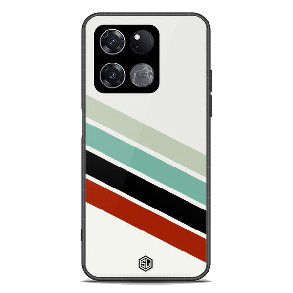 Retro Stripes Series Soft Phone Case - Premium Glass Case - OnePlus Ace Racing
