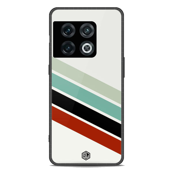 Retro Stripes Series Soft Phone Case - Premium Glass Case - OnePlus 10 Pro