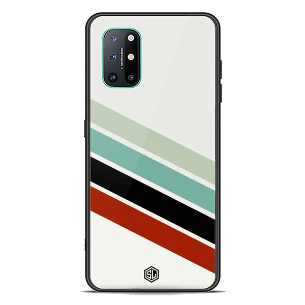 Retro Stripes Series Soft Phone Case - Premium Glass Case - OnePlus 8T