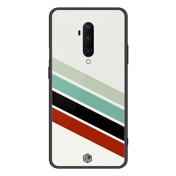 Retro Stripes Series Soft Phone Case - Premium Glass Case - OnePlus 7T Pro