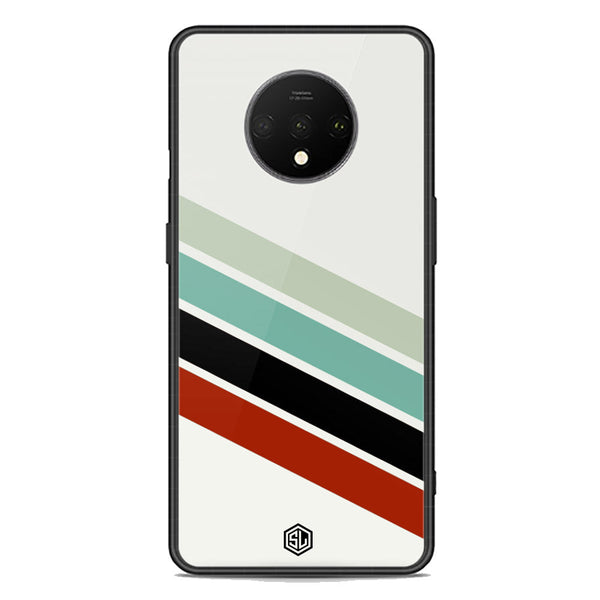 Retro Stripes Series Soft Phone Case - Premium Glass Case - OnePlus 7T