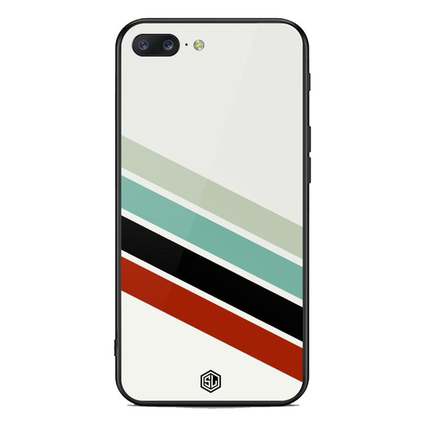 Retro Stripes Series Soft Phone Case - Premium Glass Case - OnePlus 5