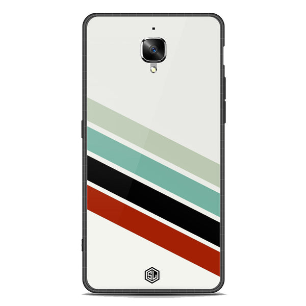 Retro Stripes Series Soft Phone Case - Premium Glass Case - OnePlus 3T