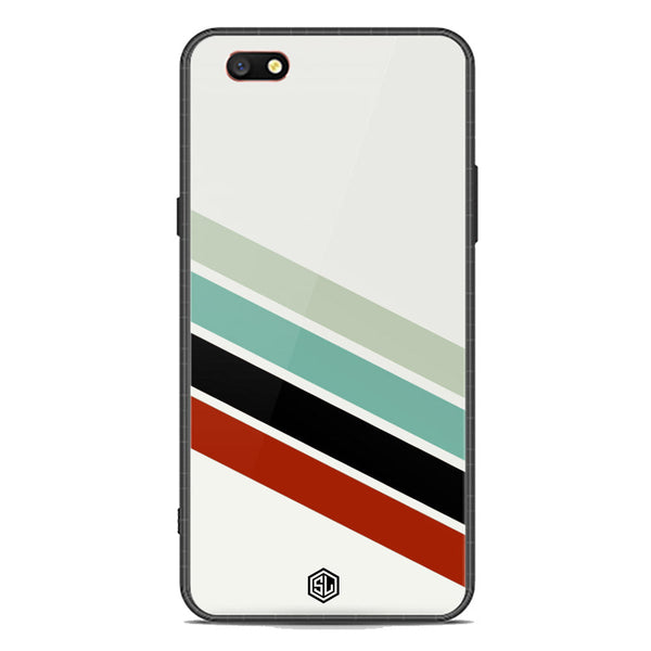 Retro Stripes Series Soft Phone Case - Premium Glass Case - Oppo F3