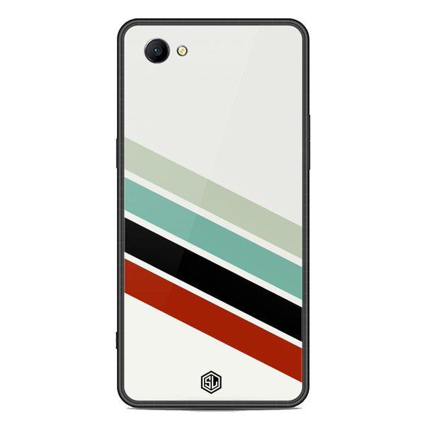 Retro Stripes Series Soft Phone Case - Premium Glass Case - Oppo A3