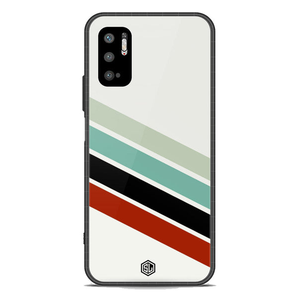 Retro Stripes Series Soft Phone Case - Premium Glass Case - Xiaomi Redmi Note 10 5G
