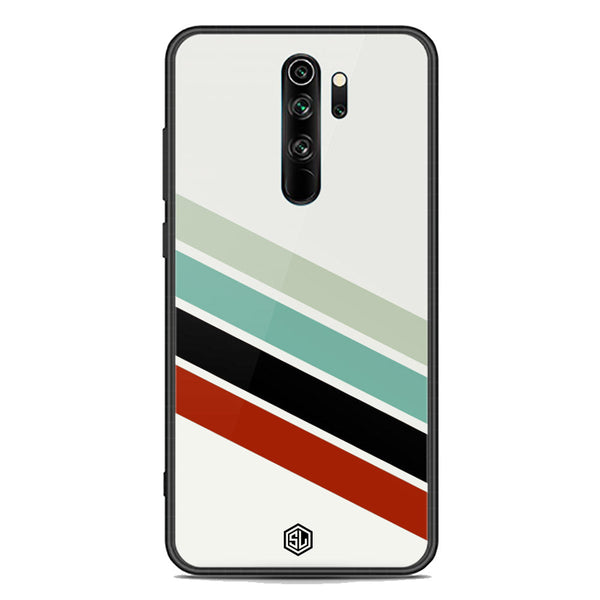 Retro Stripes Series Soft Phone Case - Premium Glass Case - Xiaomi Redmi Note 8 Pro