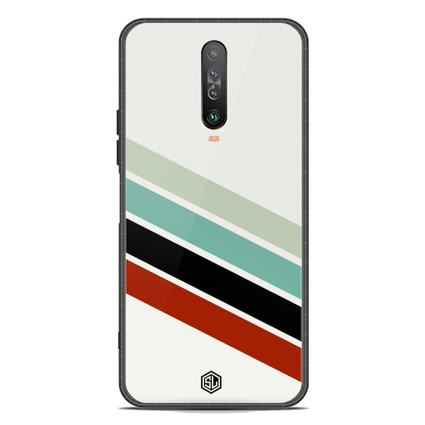 Retro Stripes Series Soft Phone Case - Premium Glass Case - Xiaomi Redmi K30