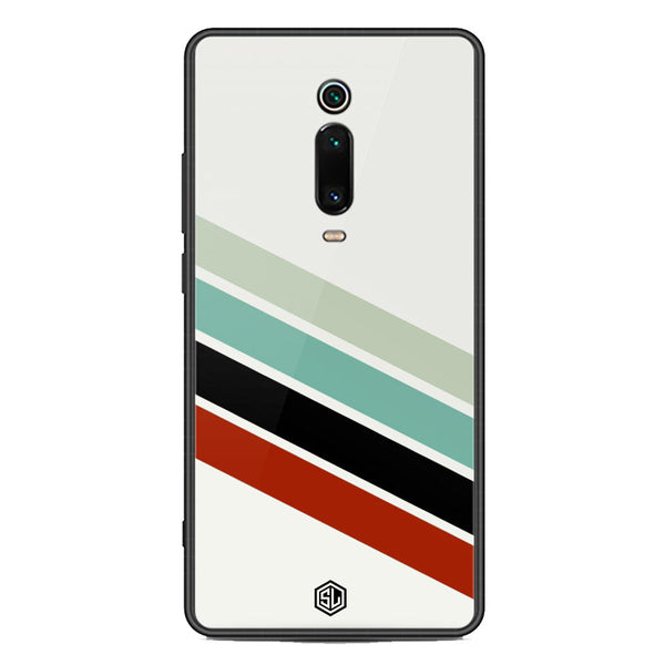 Retro Stripes Series Soft Phone Case - Premium Glass Case - Xiaomi Redmi K20