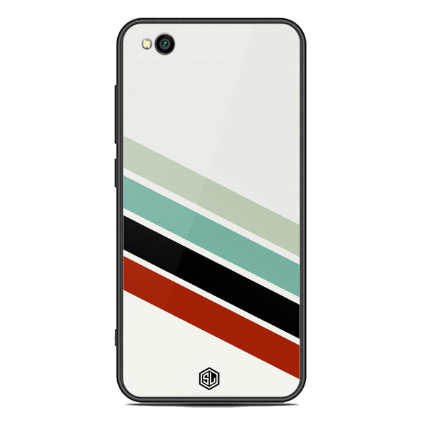 Retro Stripes Series Soft Phone Case - Premium Glass Case - Xiaomi Redmi Go